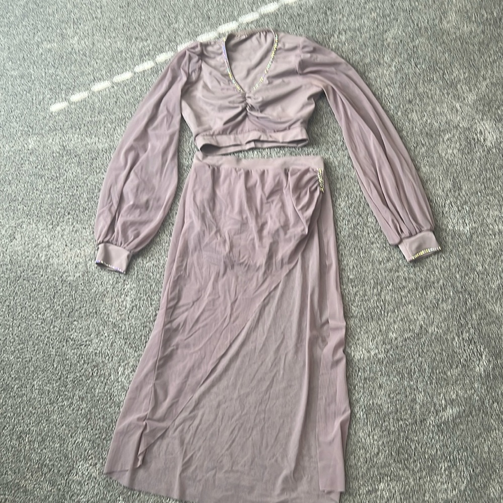 Kelle’ Lyrical costume Top AS Skirt AM